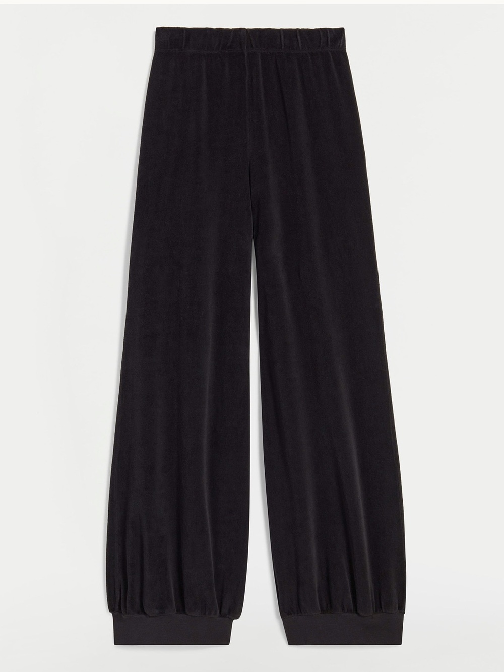Suzi Kondi Black Wide Leg Ankle Cropped Pants